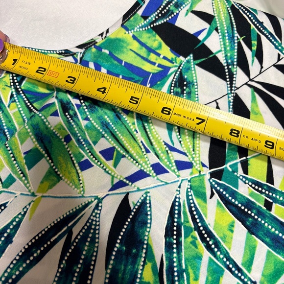 Apt 9 tropical print sleeveless swing dress. - Picture 7 of 10